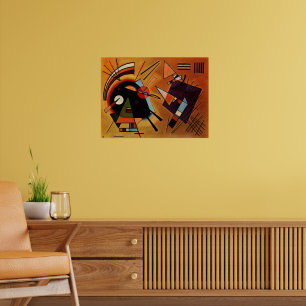 Kandinsky - Schwarz und Violett, Poster