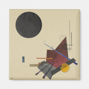 Kandinsky - Schwarze Beziehung Magnet