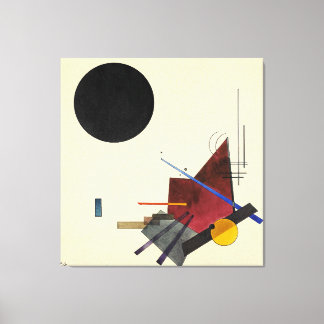 KANDINSKY - SCHWARZE BEZIEHUNGEN - 1924 - Bauhaus Leinwanddruck