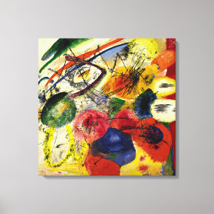 Kandinsky - Schwarze Striche Leinwanddruck
