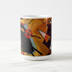 Kandinsky schwarze und violette Tasse
