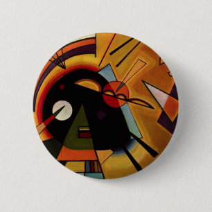 Kandinsky schwarzer und violetter Knopf Button