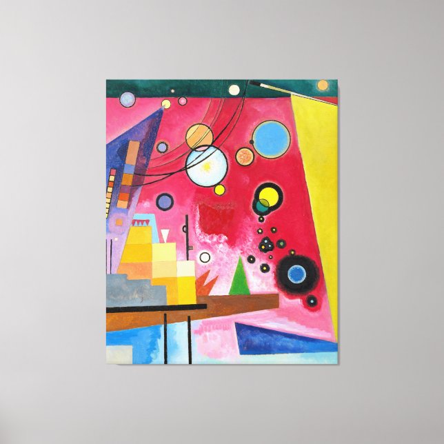 KANDINSKY - SCHWERER ROT (Schweres Rot) - 1924 - Leinwanddruck (Vorderseite)