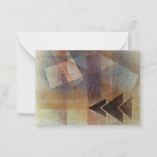 Kandinsky - Schweres Tips, abstrakte Kunst Mitteilungskarte