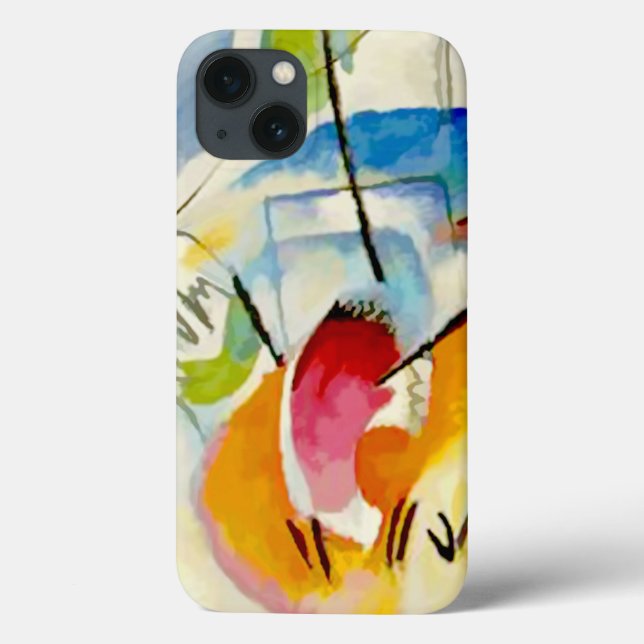 Kandinsky Sea Battle 1913 Case-Mate iPhone Hülle (Rückseite)