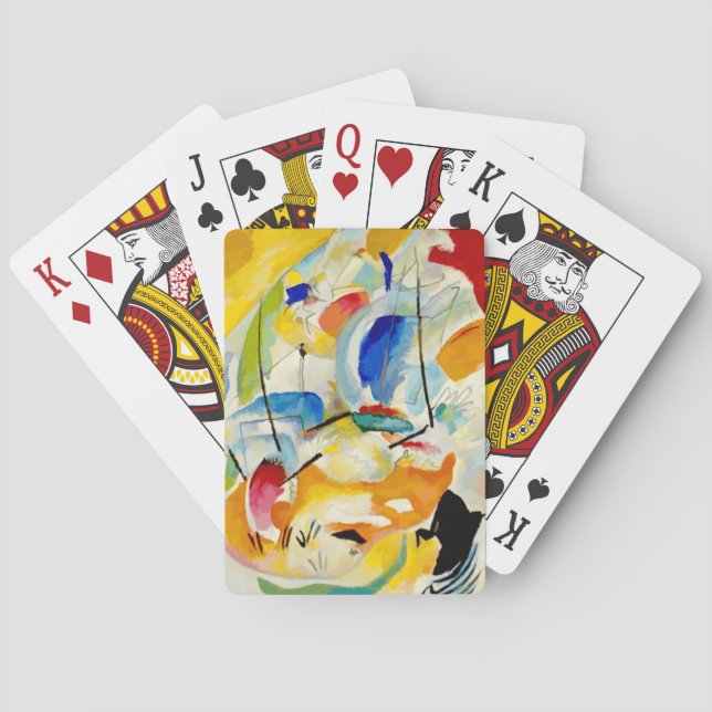 Kandinsky Sea Battle 1913 Spielkarten (Rückseite)