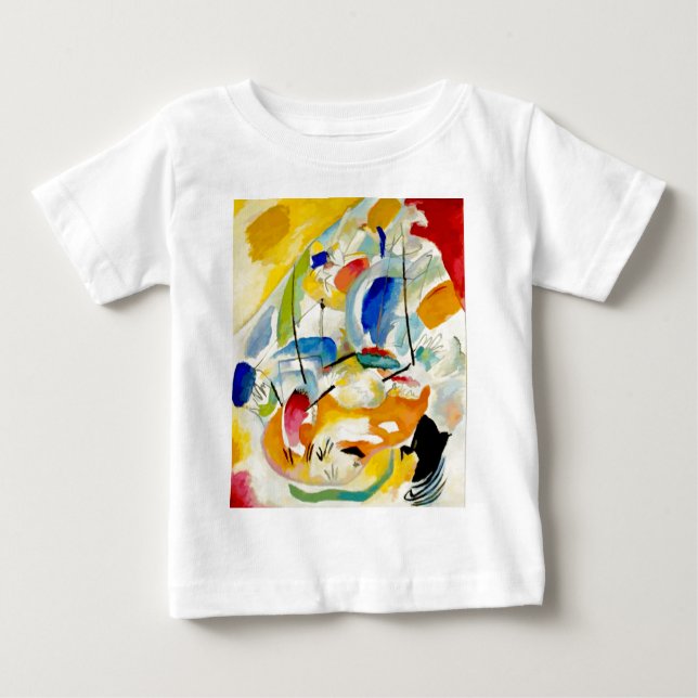 Kandinsky-Seebüttergemälde 1913 Baby T-shirt (Vorderseite)