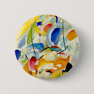 Kandinsky Seeschlacht Gemälde 1913 Button