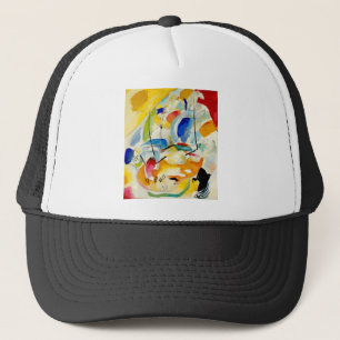 Kandinsky Seeschlacht Gemälde 1913 Truckerkappe