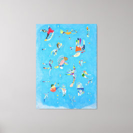 KANDINSKY - SKY BLUE (Bleu de Ciel) - 1940 - Leinwanddruck