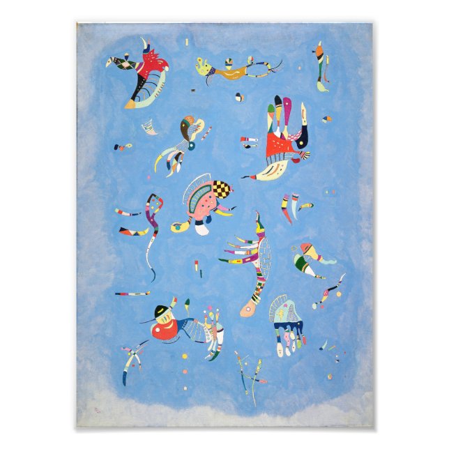Kandinsky Sky Blue Fotodruck (Vorne)