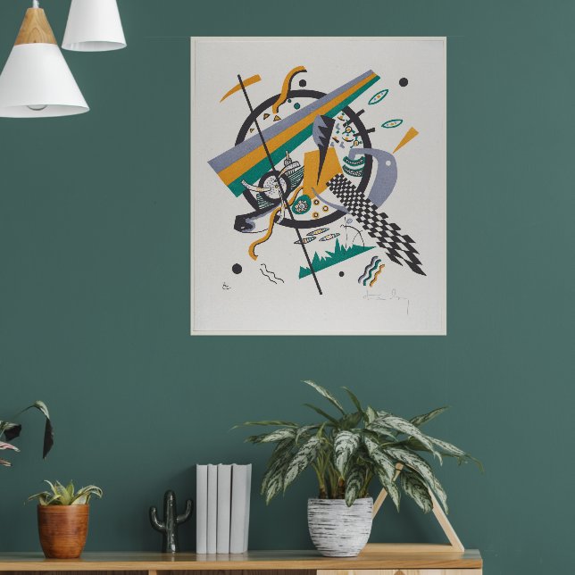 Kandinsky 'Small World' 1922 Poster (Wohnzimmer 1)