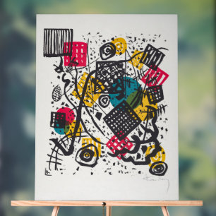 Kandinsky Small Worlds / Abstrakt Classic Acrylschild