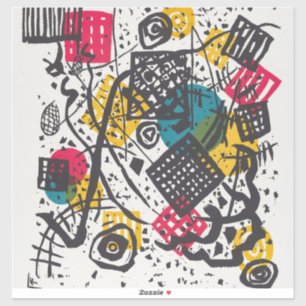 Kandinsky Small Worlds / Abstrakt Classic Aufkleber