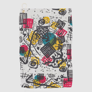 Kandinsky Small Worlds / Abstrakt Classic Golfhandtuch