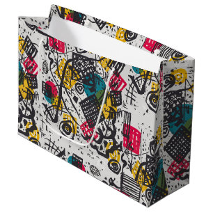 Kandinsky Small Worlds / Abstrakt Classic Große Geschenktüte