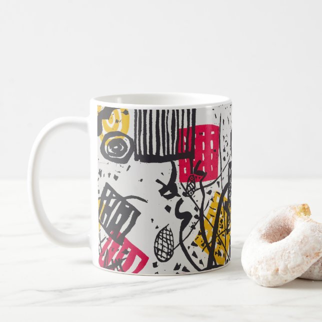 Kandinsky Small Worlds / Abstrakt Classic Kaffeetasse (Mit Donut)