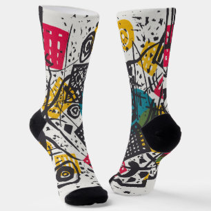 Kandinsky Small Worlds / Abstrakt Classic Socken