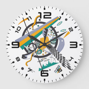 Kandinsky Small Worlds IV Wanduhr