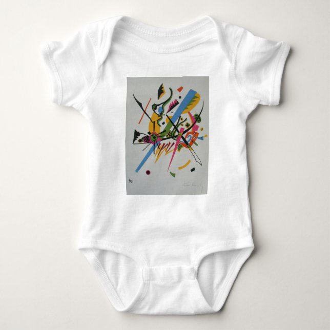 Kandinsky Small Worlds Kleine Welts I Baby Strampler (Vorderseite)