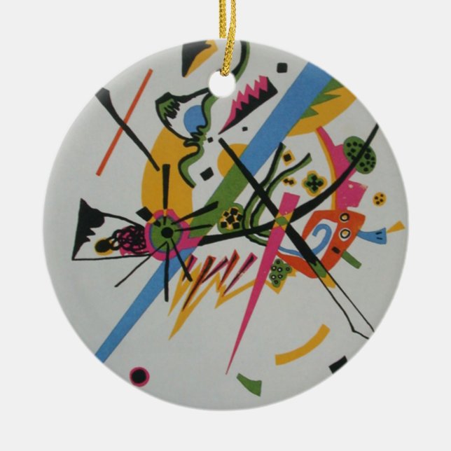 Kandinsky Small Worlds Kleine Welts I Keramik Ornament (Vorne)