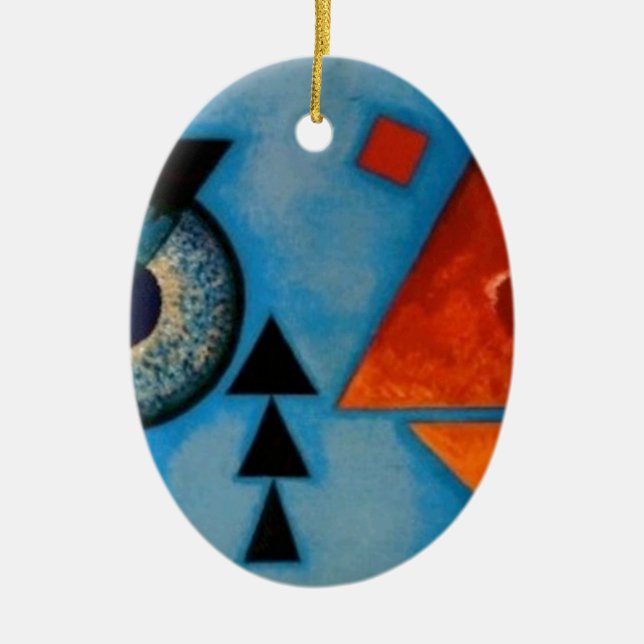 Kandinsky Soft Hard Abstract Keramikornament (Vorne)
