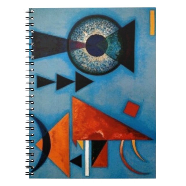 Kandinsky Soft Hard Abstract Notizblock (Vorderseite)