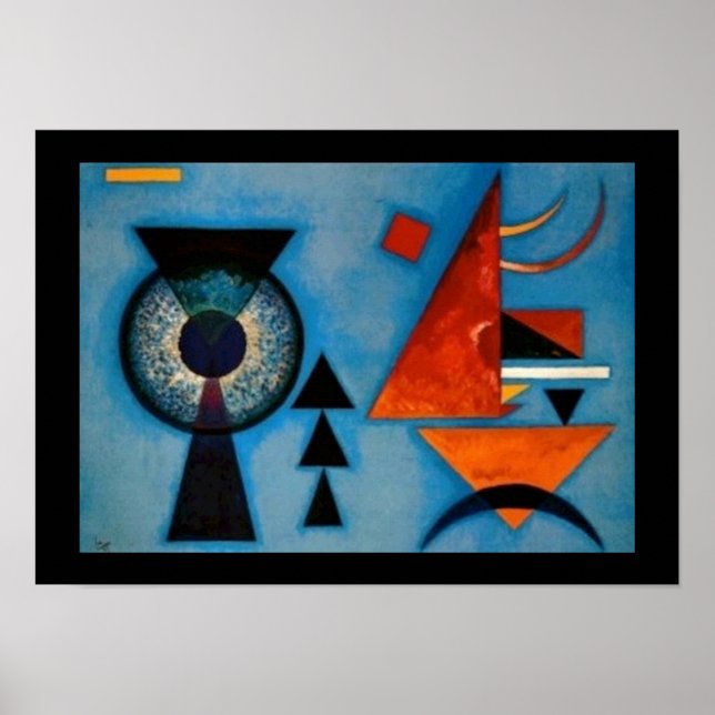 Kandinsky Soft Hard Abstract Poster (Vorne)