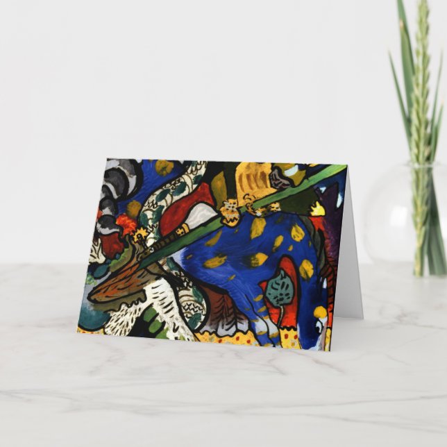 Kandinsky - St. George I Karte (Vorderseite)