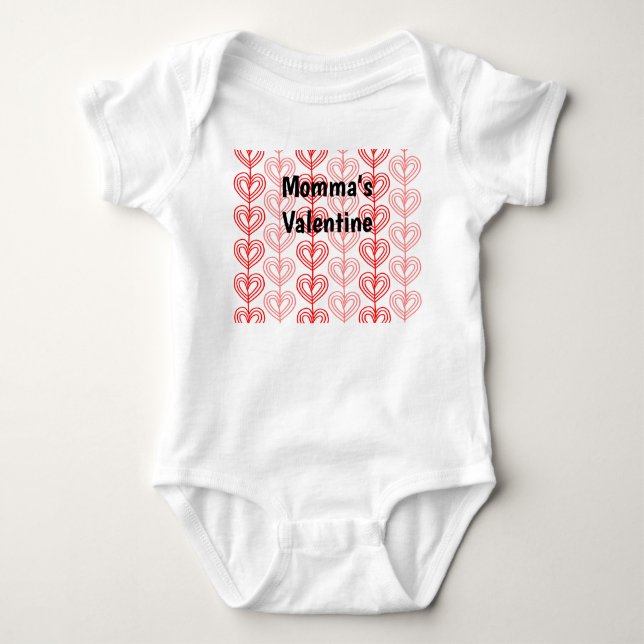 Kandinsky Stagased Valentine Baby Strampler (Vorderseite)