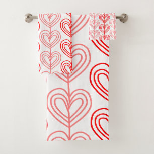 Kandinsky Stagased Valentine Badhandtuch Set