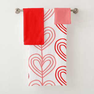 Kandinsky Stagased Valentine Badhandtuch Set