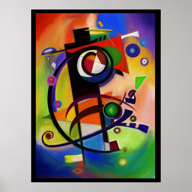 Kandinsky-Stil Poster (Vorne)
