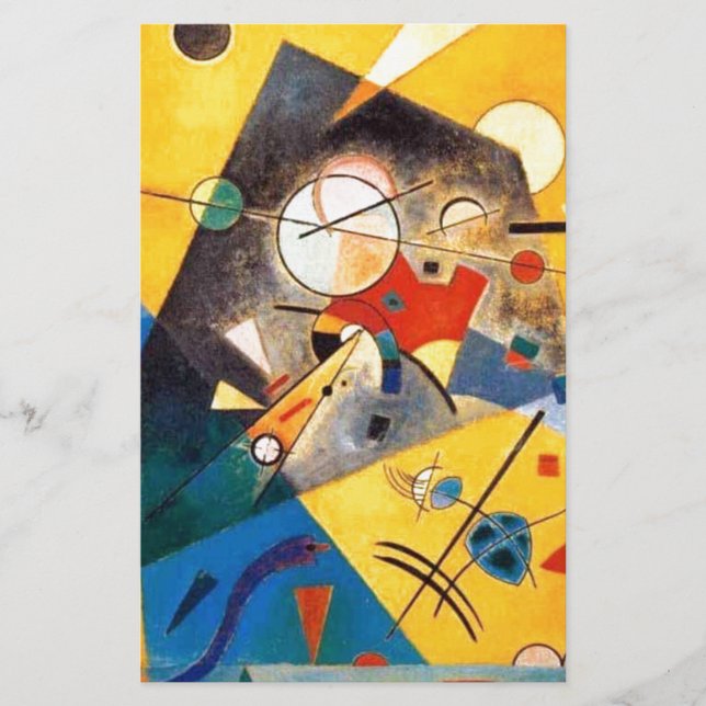 Kandinsky Stille Harmonie Abstrakte Kunst Briefpapier (Vorderseite)