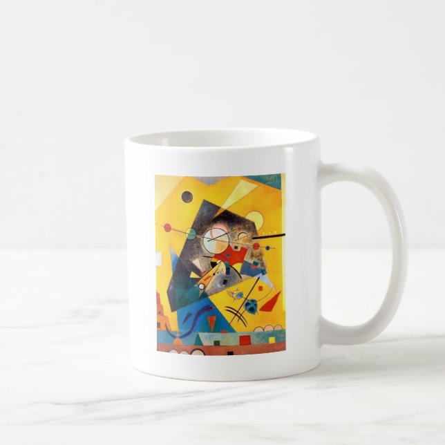 Kandinsky Stille Harmonie Abstrakte Kunst Kaffeetasse (Rechts)