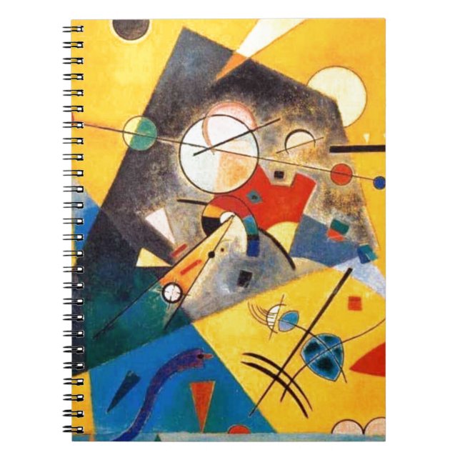 Kandinsky Stille Harmonie Abstrakte Kunst Notizblock (Vorderseite)