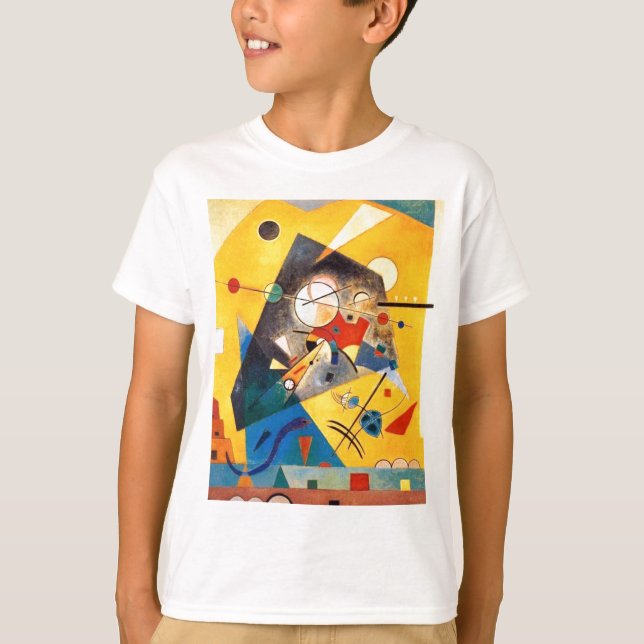 Kandinsky Stille Harmonie Abstrakte Kunst T-Shirt (Vorderseite)