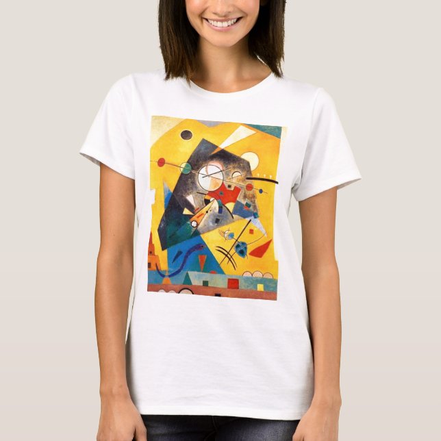 Kandinsky Stille Harmonie Abstrakte Kunst T-Shirt (Vorderseite)