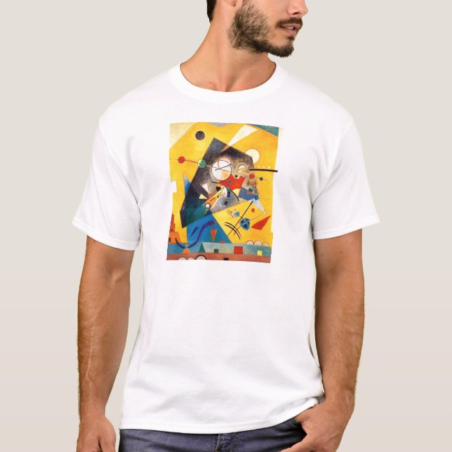 Kandinsky Stille Harmonie Abstrakte Kunst T-Shirt (Vorderseite)