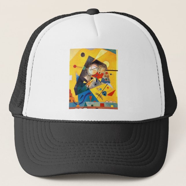 Kandinsky Stille Harmonie Abstrakte Kunst Truckerkappe (Vorderseite)