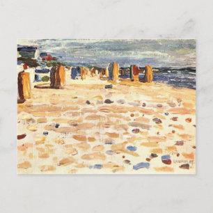 Kandinsky - Strandkörbe in Holland Postkarte