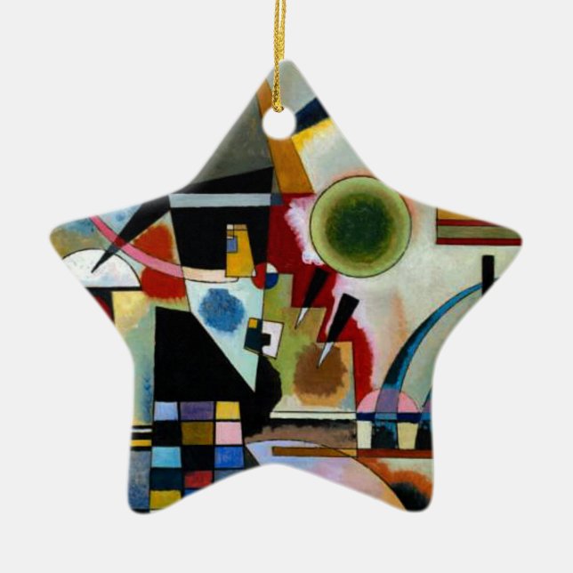 Kandinsky - Swinging, Keramik Ornament (Vorne)