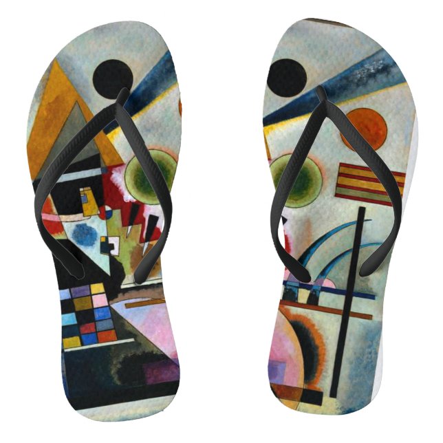 Kandinsky - Swinging, populäre Kunstwerke, Flip Flops (Fußbett)