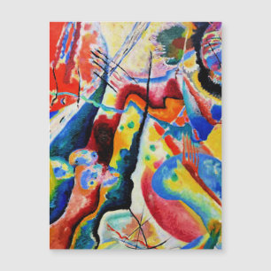 Kandinsky - Tableau a la Tache Rouge Magnetkarte