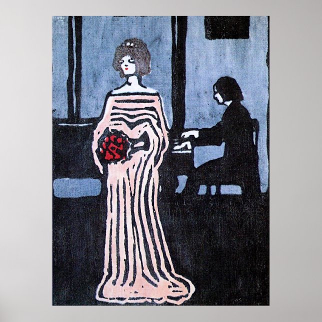 Kandinsky - The Singer Poster (Vorne)