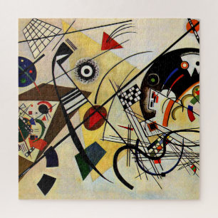 Kandinsky - Transverse Line, abstract art Puzzle