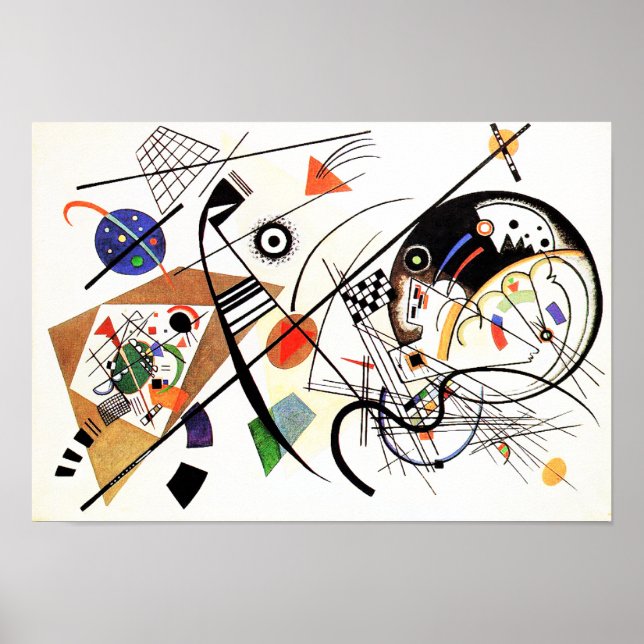 Kandinsky Transverse Line Poster (Vorne)