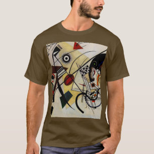 Kandinsky Transverse ungebrochene Linie Brown T-Shirt
