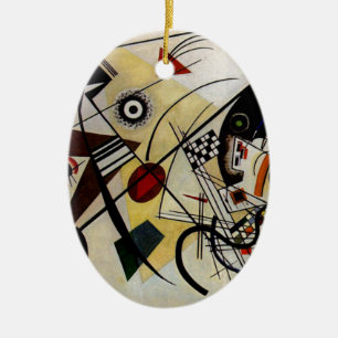 Kandinsky Transverse ungebrochene Linie Keramik Ornament