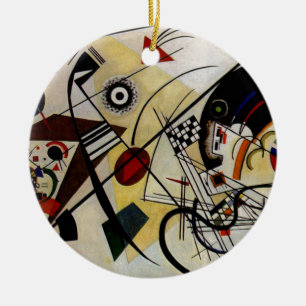Kandinsky Transverse ungebrochene Linie Keramikornament